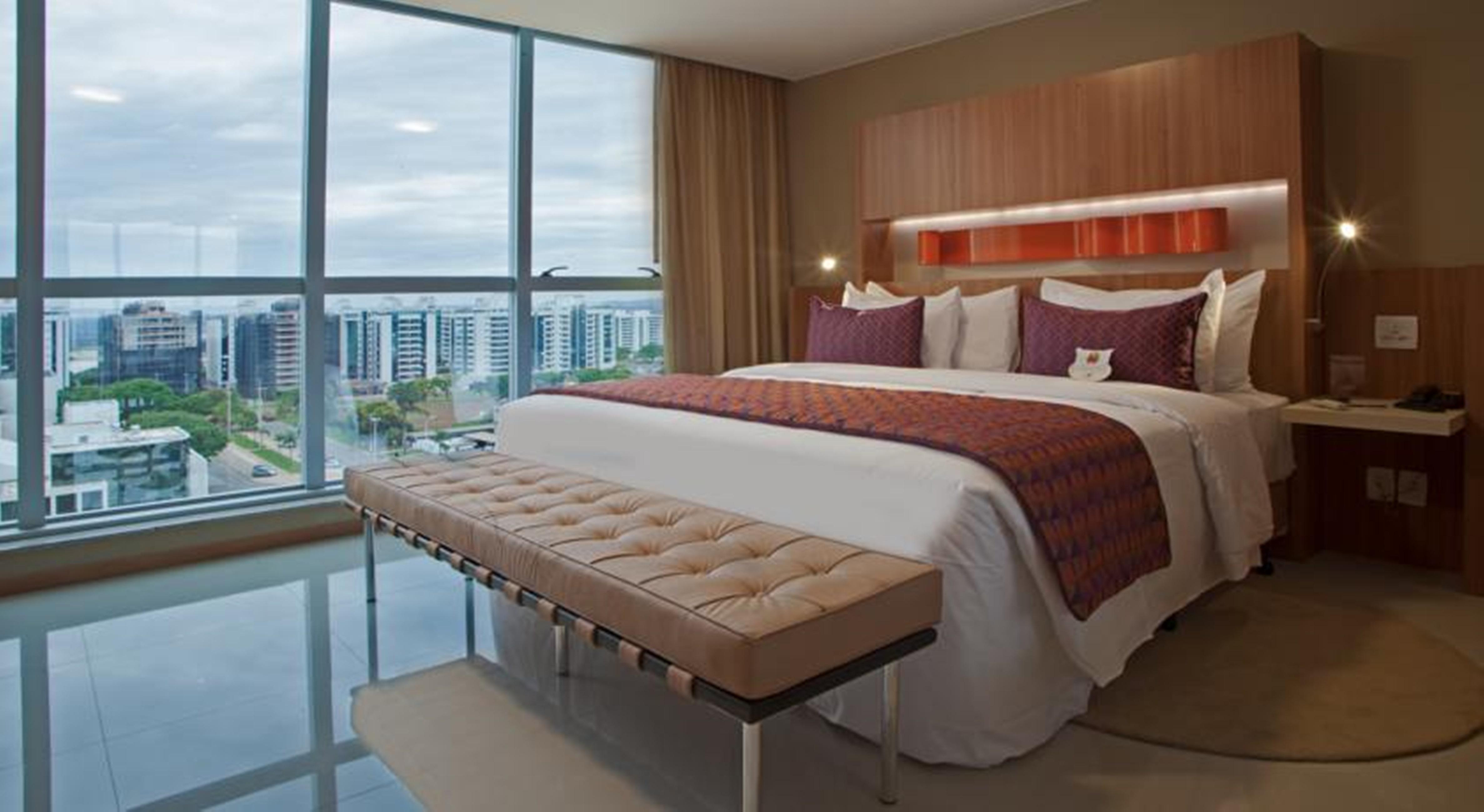 Jade Hotel Brasilia Candangolandia Екстер'єр фото A bedroom at the JW Marriott Hotel Bogotá
